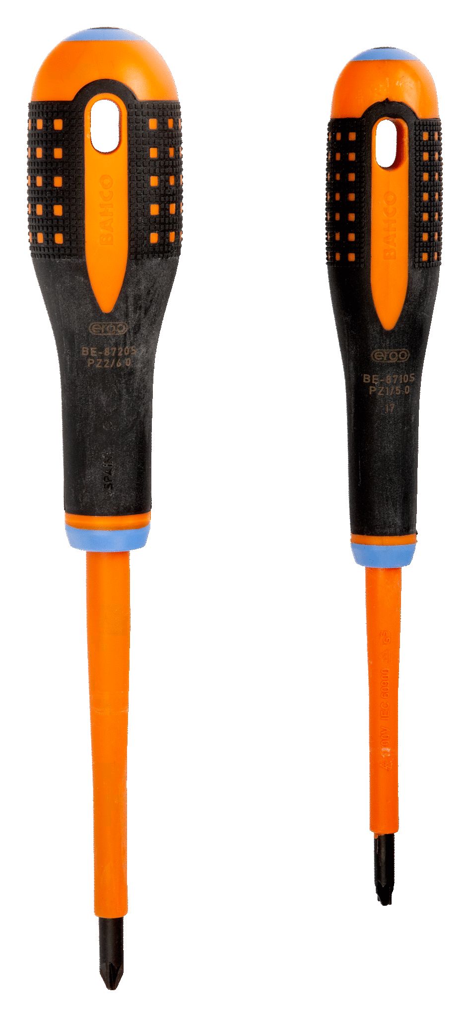 Bahco Pozidriv; Slotted Insulated Screwdriver Set, 2-Piece