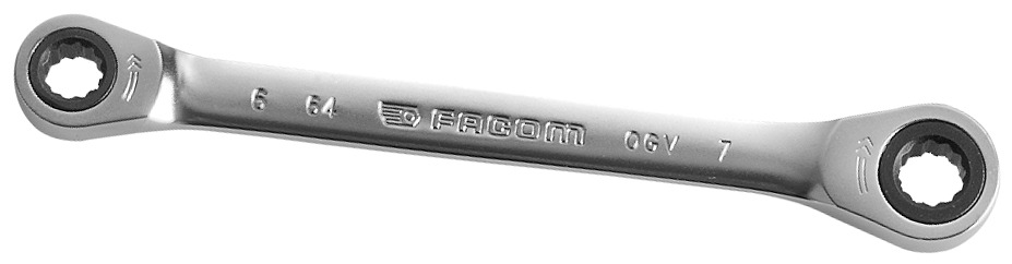 Facom 64 Series Spanner, 22mm, Metric, Double Ended, 260 mm Overall