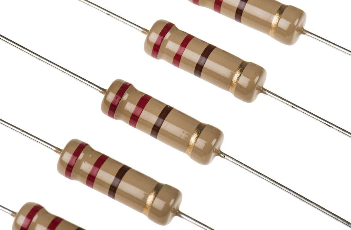 TE Connectivity 220Ω Carbon Film Resistor 2W ±5% CFR200J220R