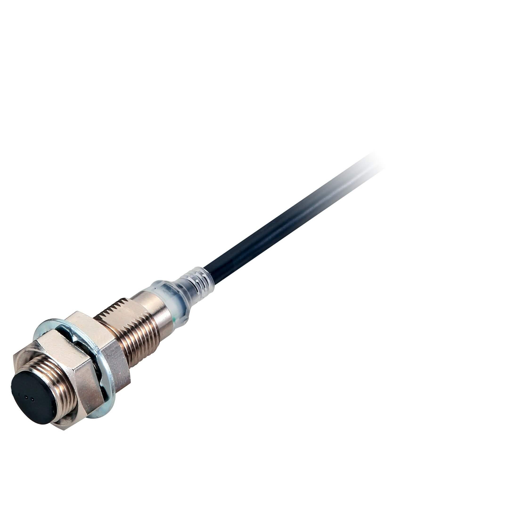 Omron Inductive Threaded Barrel Proximity Sensor, M12, 7 mm Detection, 2-Wire NO, 10 → 30 V dc