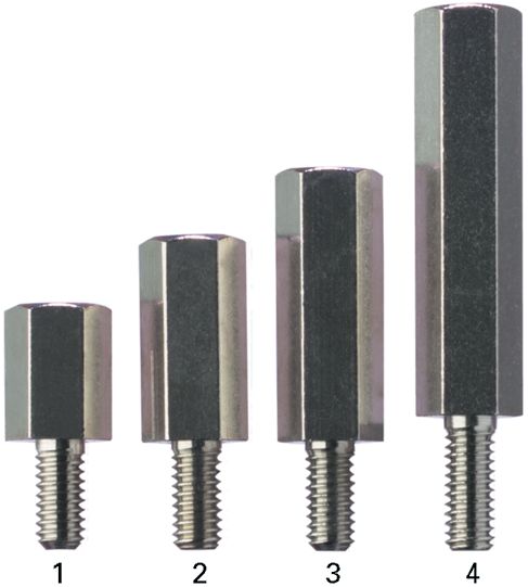 Fischer Elektronik Standoff, 15mm Body, Brass