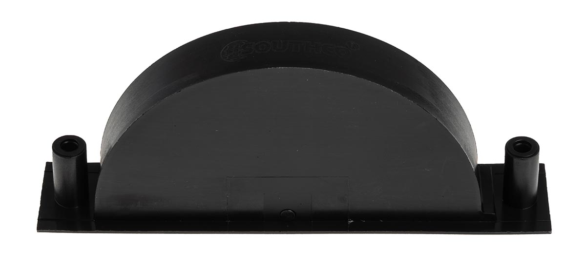 Southco Black Aluminium, Stainless Steel Drawer Handle 29.5 mm Height, 106mm Length