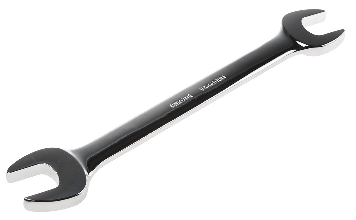 RS PRO Double Ended Open Spanner, 18mm, Metric, Double Ended