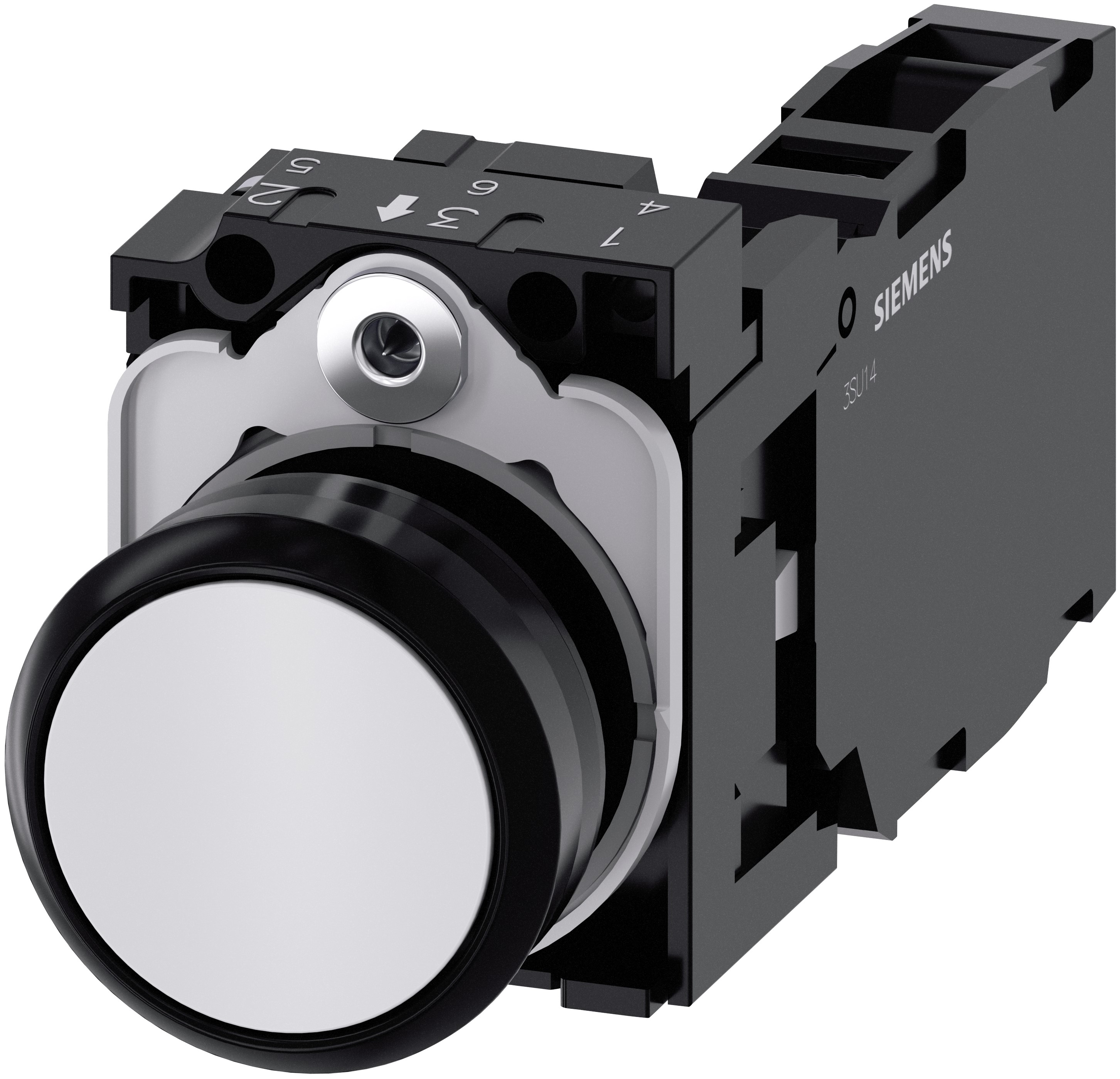 Siemens SIRIUS ACT 3SU11 Series Push Button, 22mm Cutout, SPDT