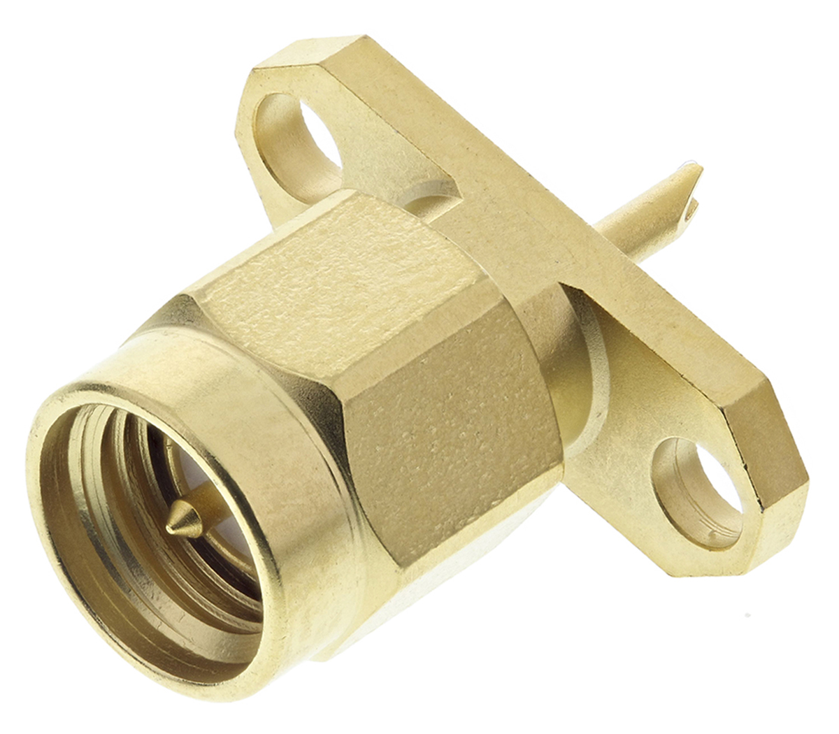 Radiall, Plug Panel Mount SMA Connector, 50Ω, Solder Termination, Straight Body