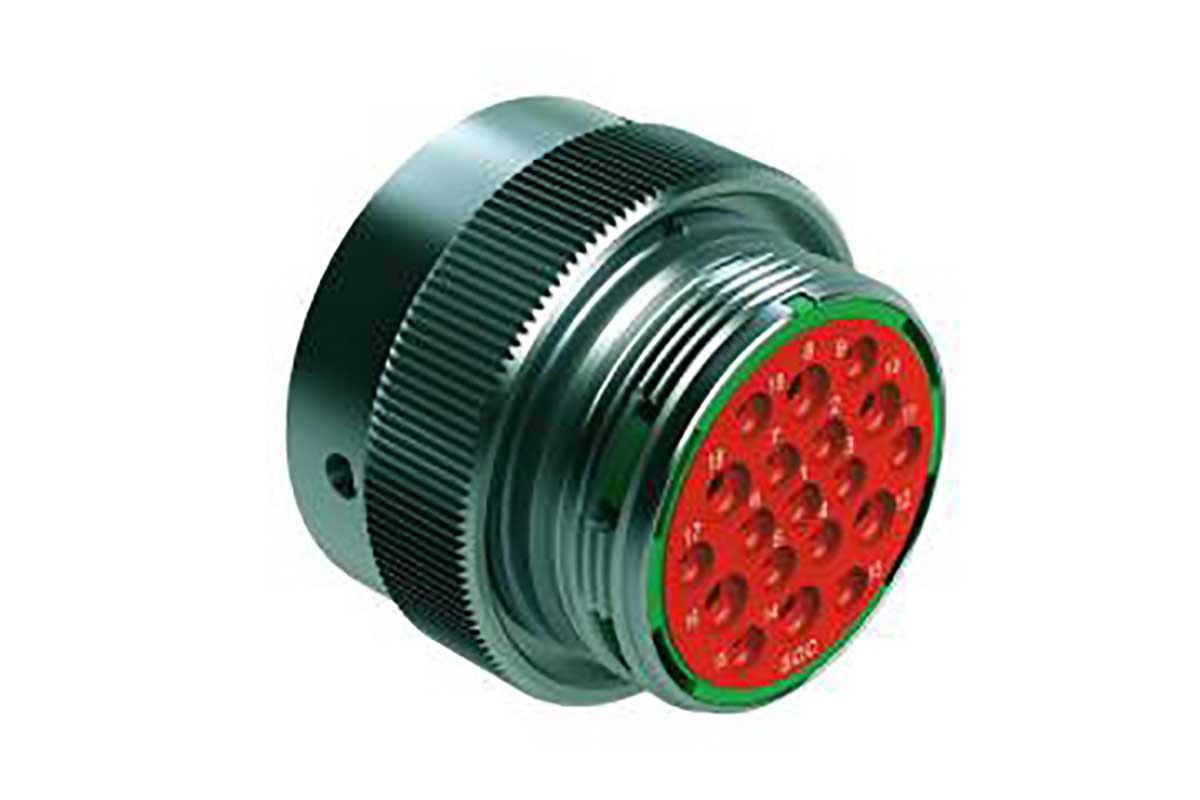 Amphenol Industrial Circular Connector, 19 Contacts, Cable, Standard Connector, Socket, Female, IP67, IP69K, Duramate