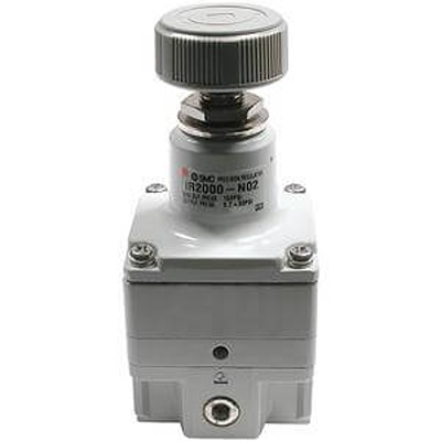 SMC G 1/4 Pneumatic Regulator - 0.02MPa to 0.4MPa, 1MPa max. input, IR2010