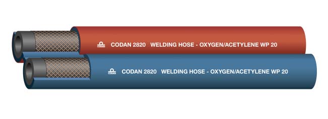 RS PRO EPDM, Hose Pipe, 5mm ID, 11.4mm OD, Blue, Red, 25m