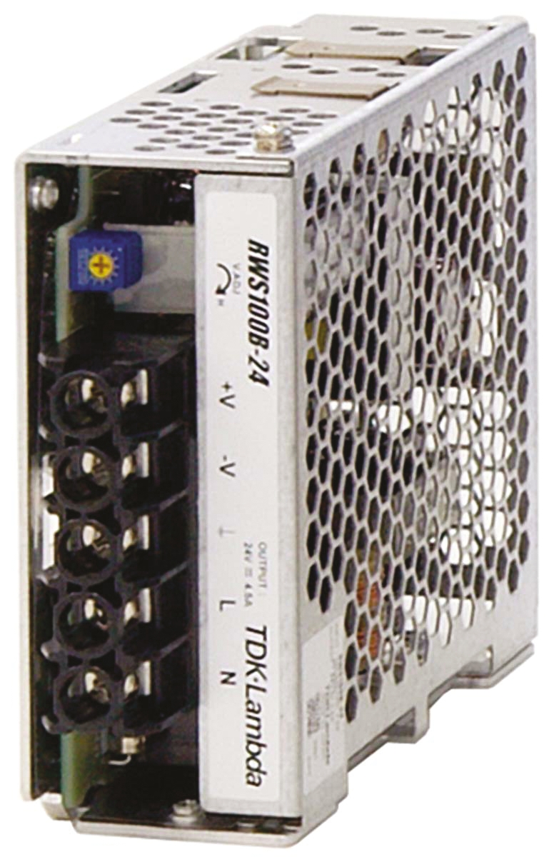 TDK-Lambda Switching Power Supply, RWS100B-48, 48V dc, 2.1A, 100.8W, 1 Output, 120 → 370 V dc, 85 → 265 V