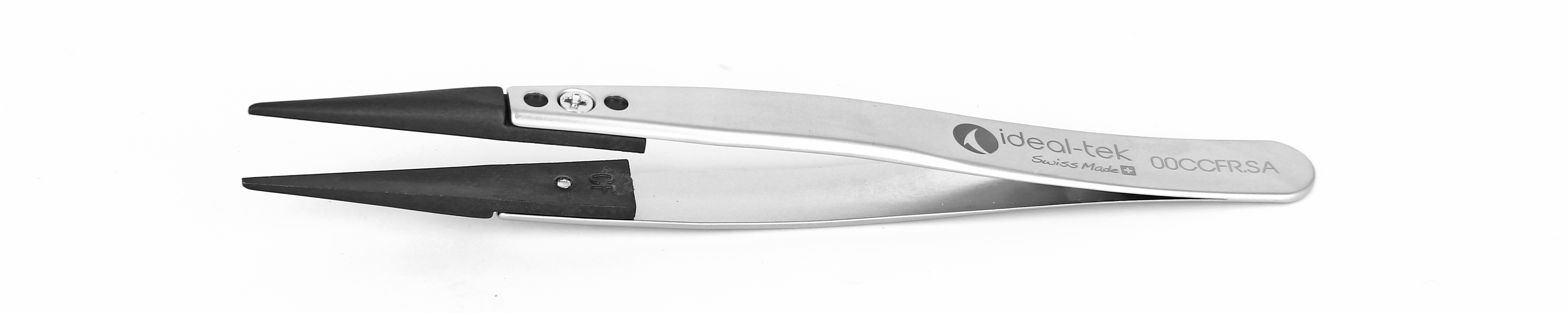 ideal-tek 115 mm, Stainless Steel, Straight, ESD Tweezers