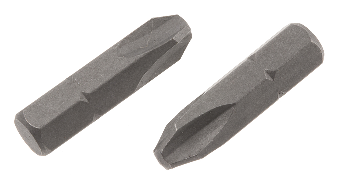 RS PRO Phillips Screwdriver Bit, PH3 Tip