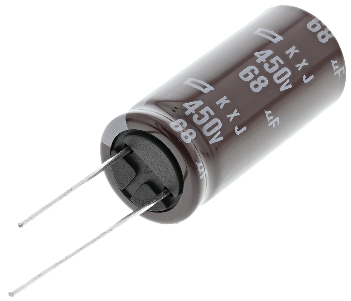 CHEMI-CON 68μF Aluminium Electrolytic Capacitor 450V dc, Radial, Through Hole - EKXJ451ELL680MLP1S