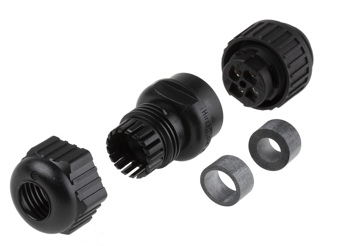 Hirschmann Circular Connector, 4 Contacts, Cable, M22 Connector, Plug, Male, IP67, CA Series
