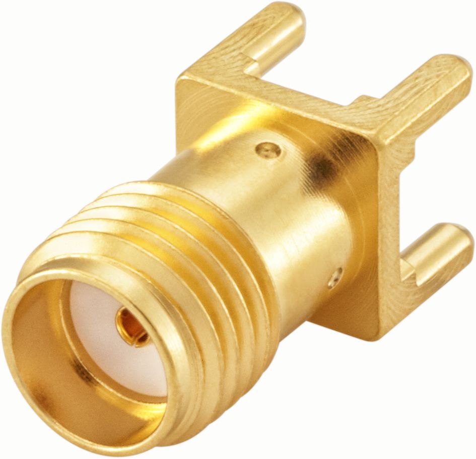 Rosenberger SMA Series, Jack Surface Mount SMA Connector, 50Ω, Solder Termination, Straight Body