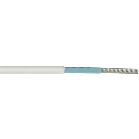 TE Connectivity White 0.38 mm² Harsh Environment Wire, 22 AWG, 19/34, 100m, ETFE Insulation, 55A0811-22-9