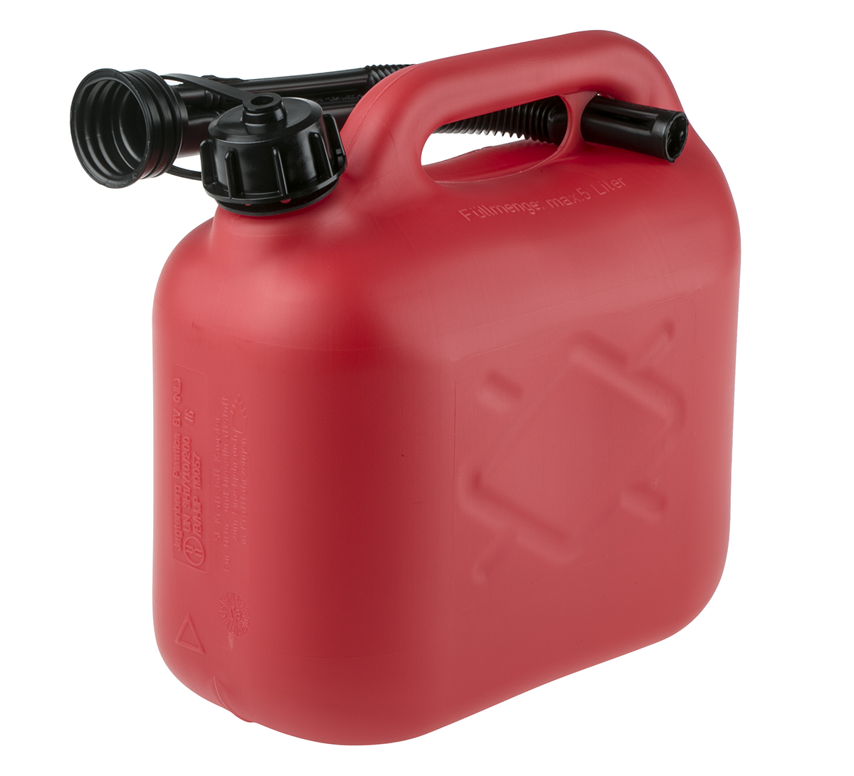 RS PRO Plastic Fuel Can, 5L
