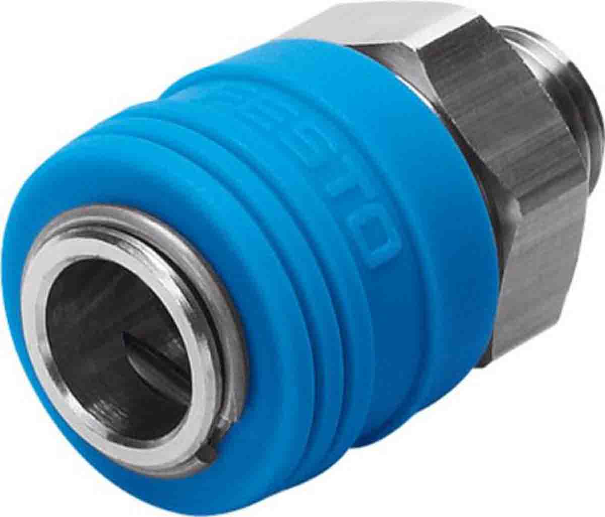 Festo Male Pneumatic Quick Connect Coupling, G 1/4 Threaded