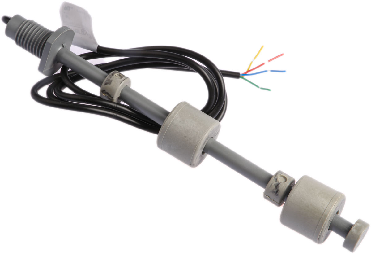 Sensata Cynergy3 RSF66 Series Vertical Polyphenylene Sulfide Float Switch, Float, 1m Cable, Direct Load, 240V ac Max,