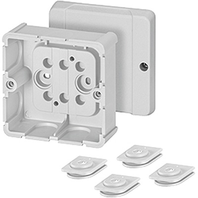 HENSEL DP Series Grey Polystyrene Junction Box, IP54, 49 x 88 x 88mm