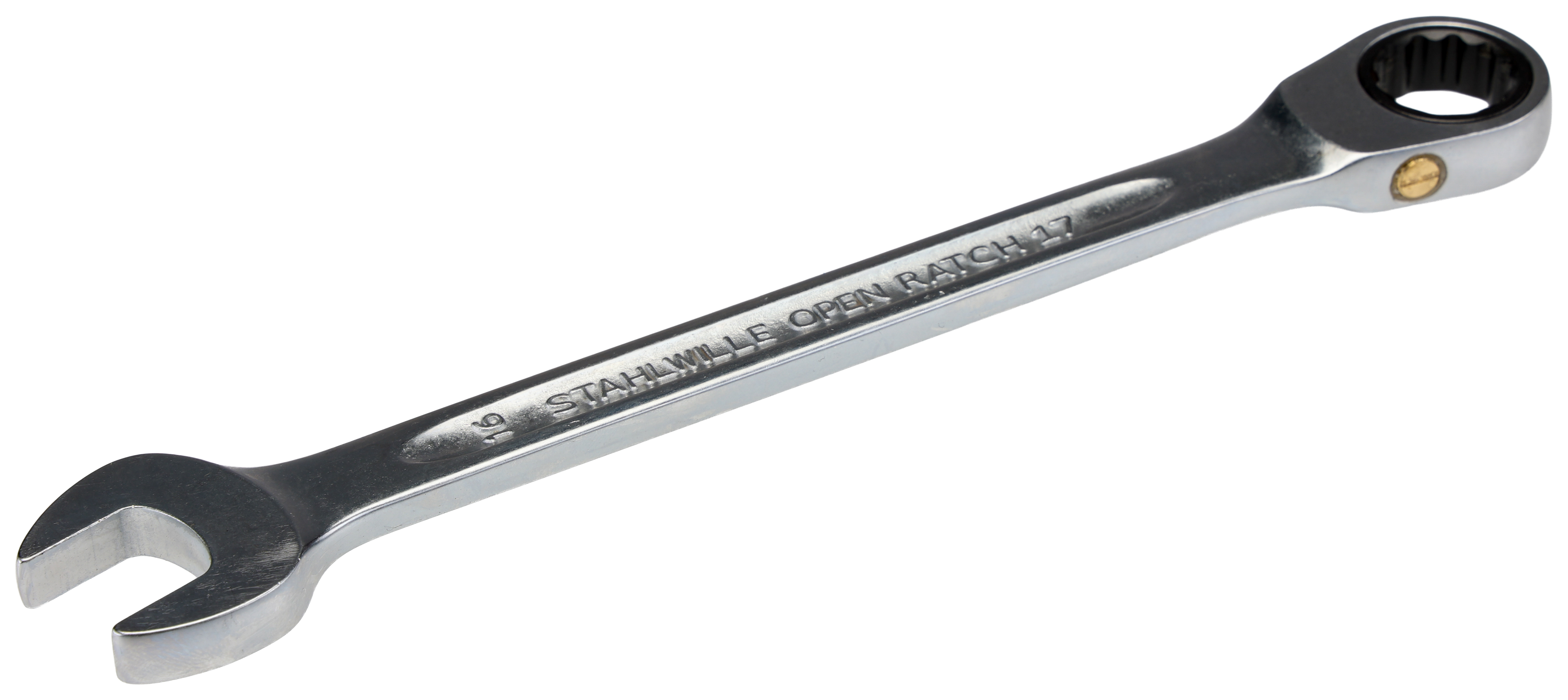 STAHLWILLE 17F Series Combination Ratchet Spanner, 16mm, 0.629in, Metric, Double Ended, 225 mm Overall