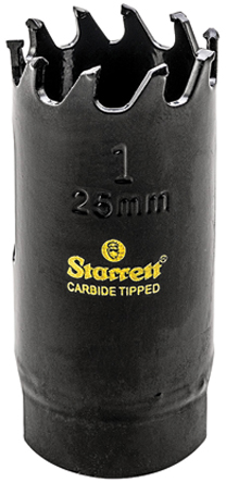 Starrett Carbide Tipped 25mm Hole Saw