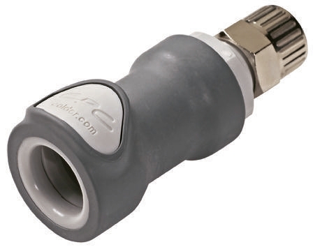 Colder Products Hose Connector, Straight Threaded Coupling 1/4in ID, 8.3 bar