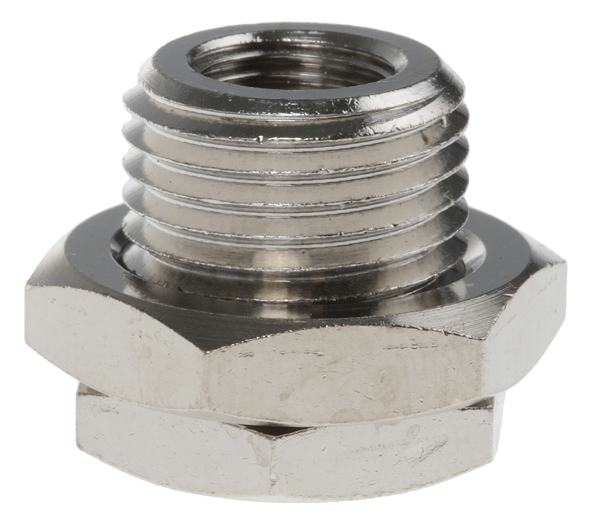 Legris 0920 Series Bulkhead Threaded Adaptor, G 1/8 Female to M16 Male, Threaded Connection Style