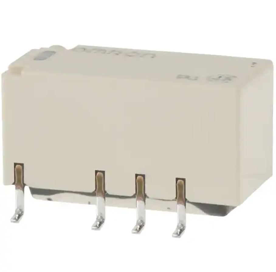 Omron Surface Mount Signal Relay, 5V dc Coil, 2A Switching Current, DPDT