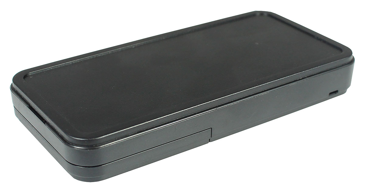 Takachi Electric Industrial CS Series Black ABS Handheld Enclosure, Integral Battery Compartment, 35 x 75 x 12mm