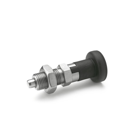 Ganter Stainless Steel M12 x 1.5mm Index Plunger, 61mm Long