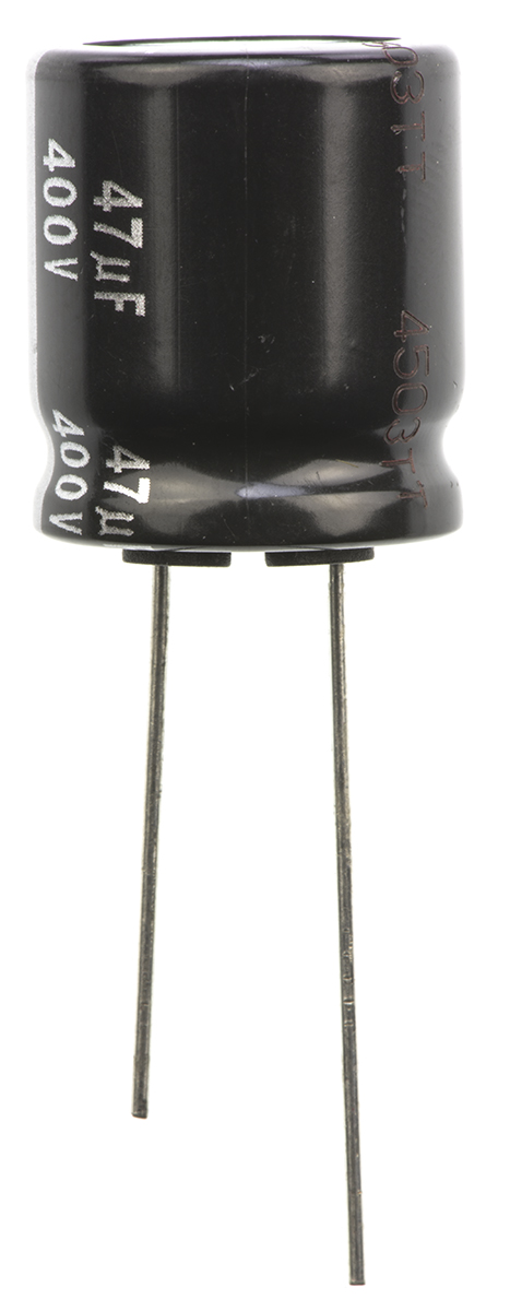 Panasonic 47μF Aluminium Electrolytic Capacitor 400V dc, Radial, Through Hole - EEUED2G470S