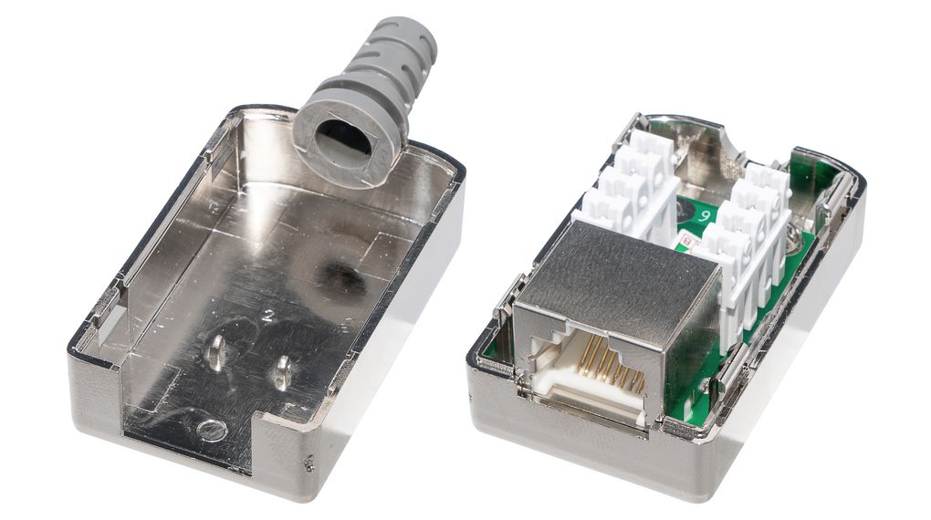 TUK Limited SILS Series Socket Ethernet Connector, Cable Mount, Cat6 1 Port 8 -Way
