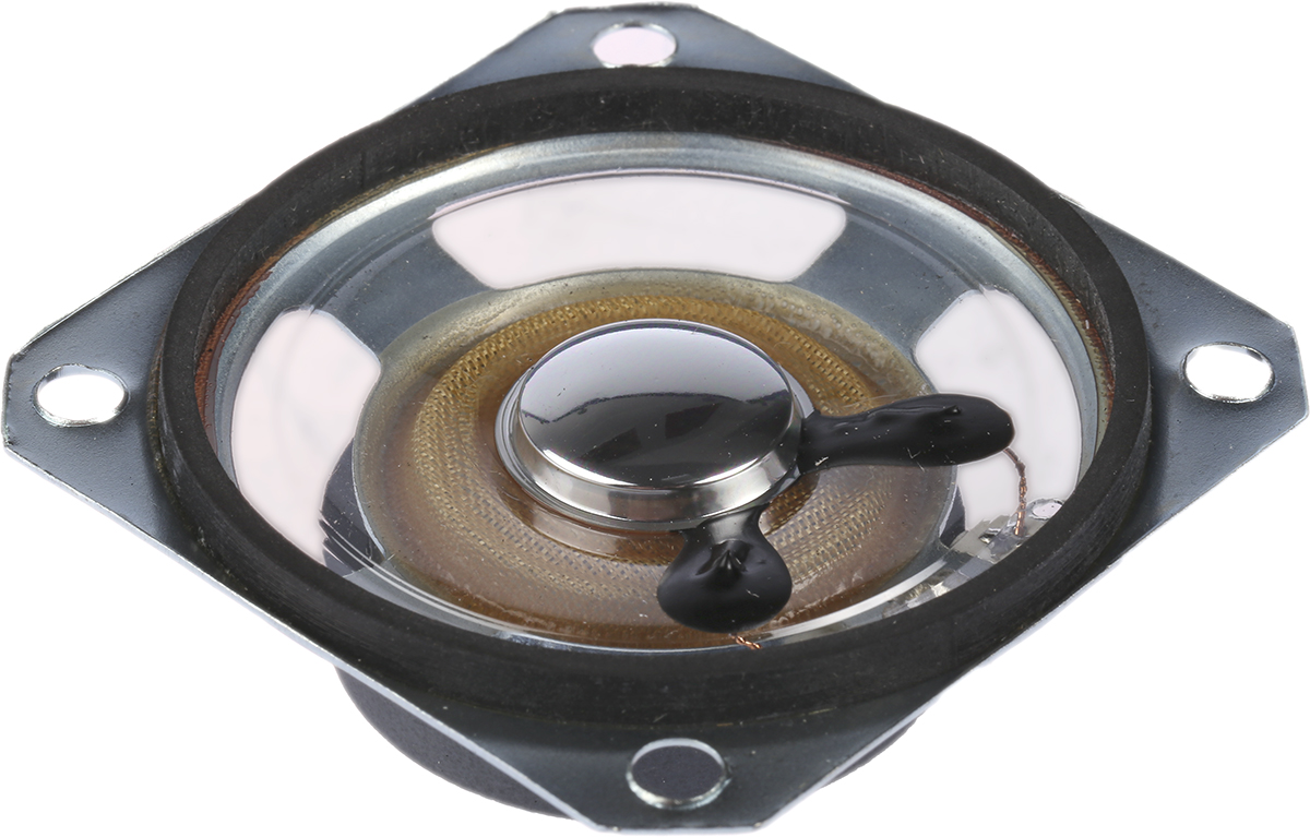 RS PRO 50mm dia 1W nom Speaker Driver, 8Ω