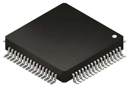 STMicroelectronics STM32F051R8T7, 32 bit ARM Cortex M0, STM32F051R8 Microcontroller, 48 MHz, 64kB FLASH, 64-Pin LQFP