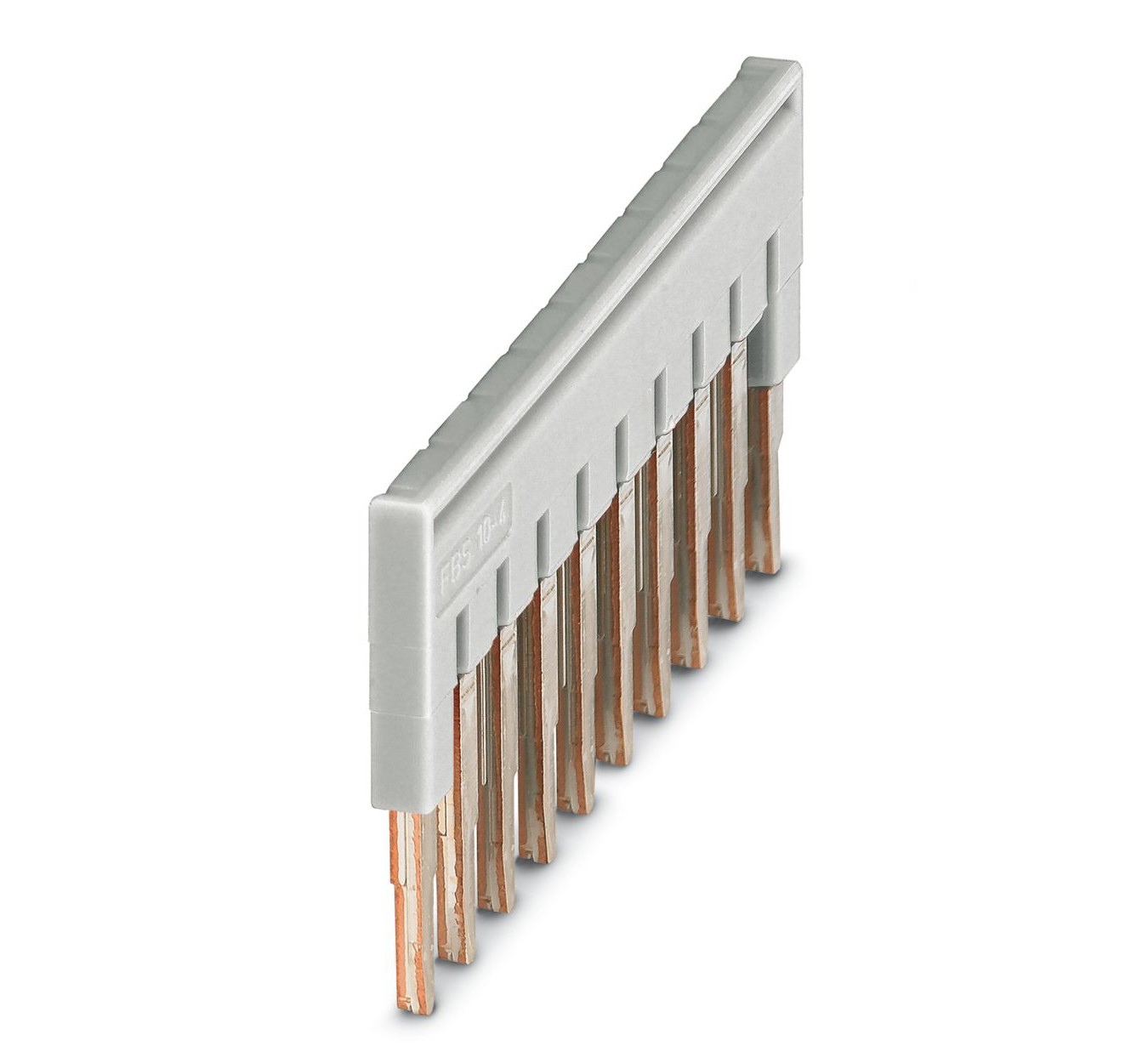 Phoenix Contact FBS 10-4 GY Series Plug-in Bridge for Use with DIN Rail Terminal Blocks, 17.5A