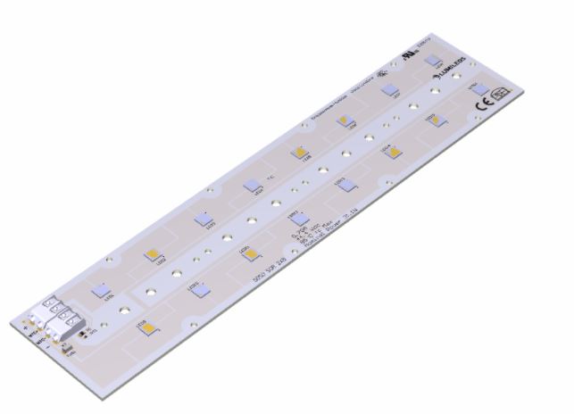Lumileds 44.4V dc White LED Strip, 172.2mm Length