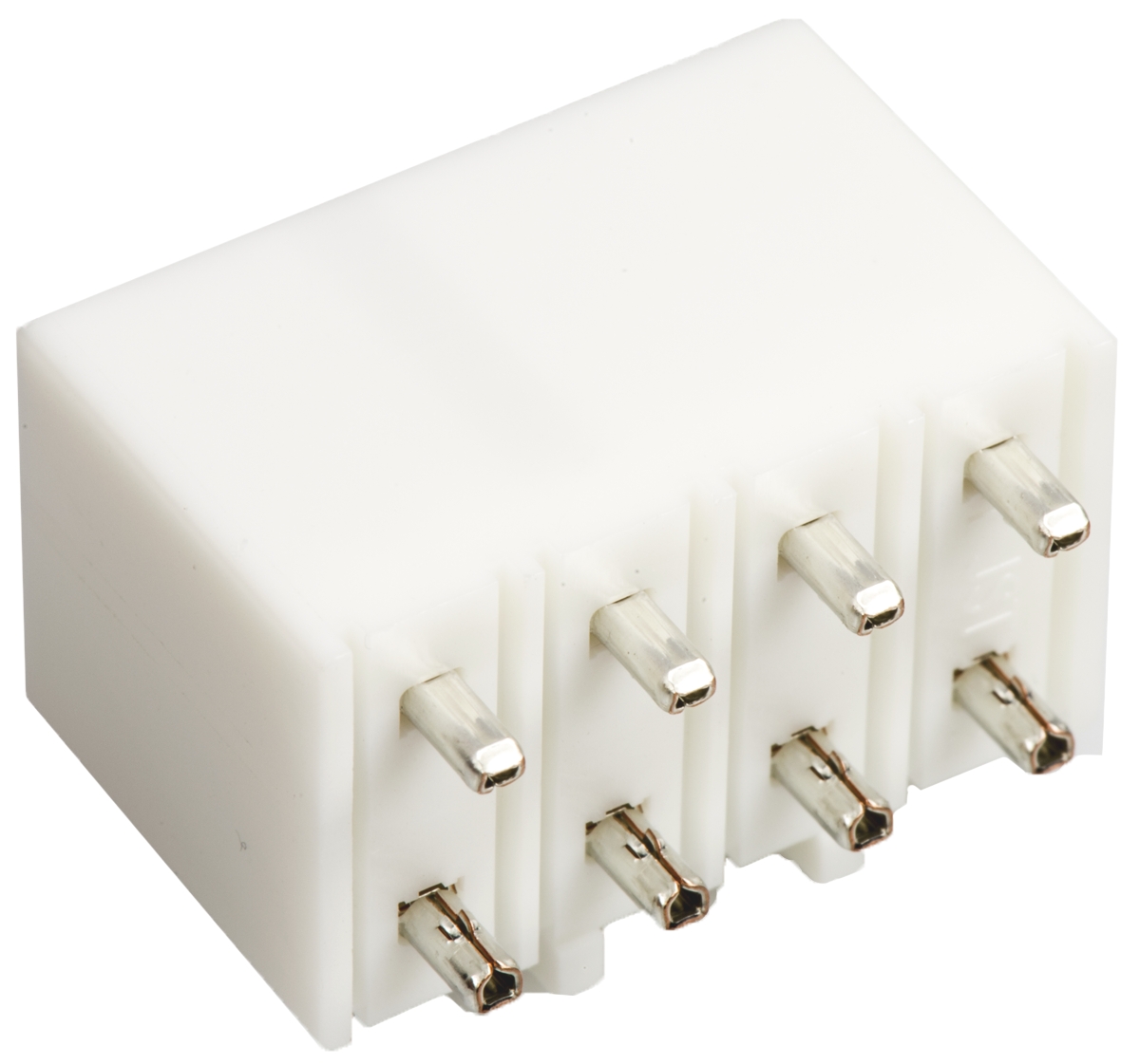 JST VL Series Straight Through Hole PCB Header, 8 Contact(s), 6.2 mm Pitch, 2 Row, Shrouded