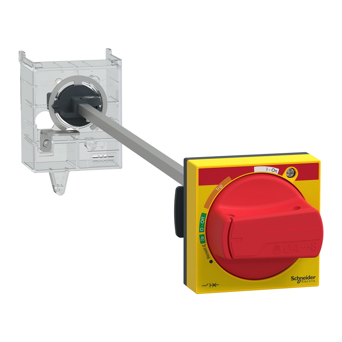 Schneider Electric Padlockable Handle TeSys GV2 Series Motor Accessory for Use with GV3L Series, GV3P Series