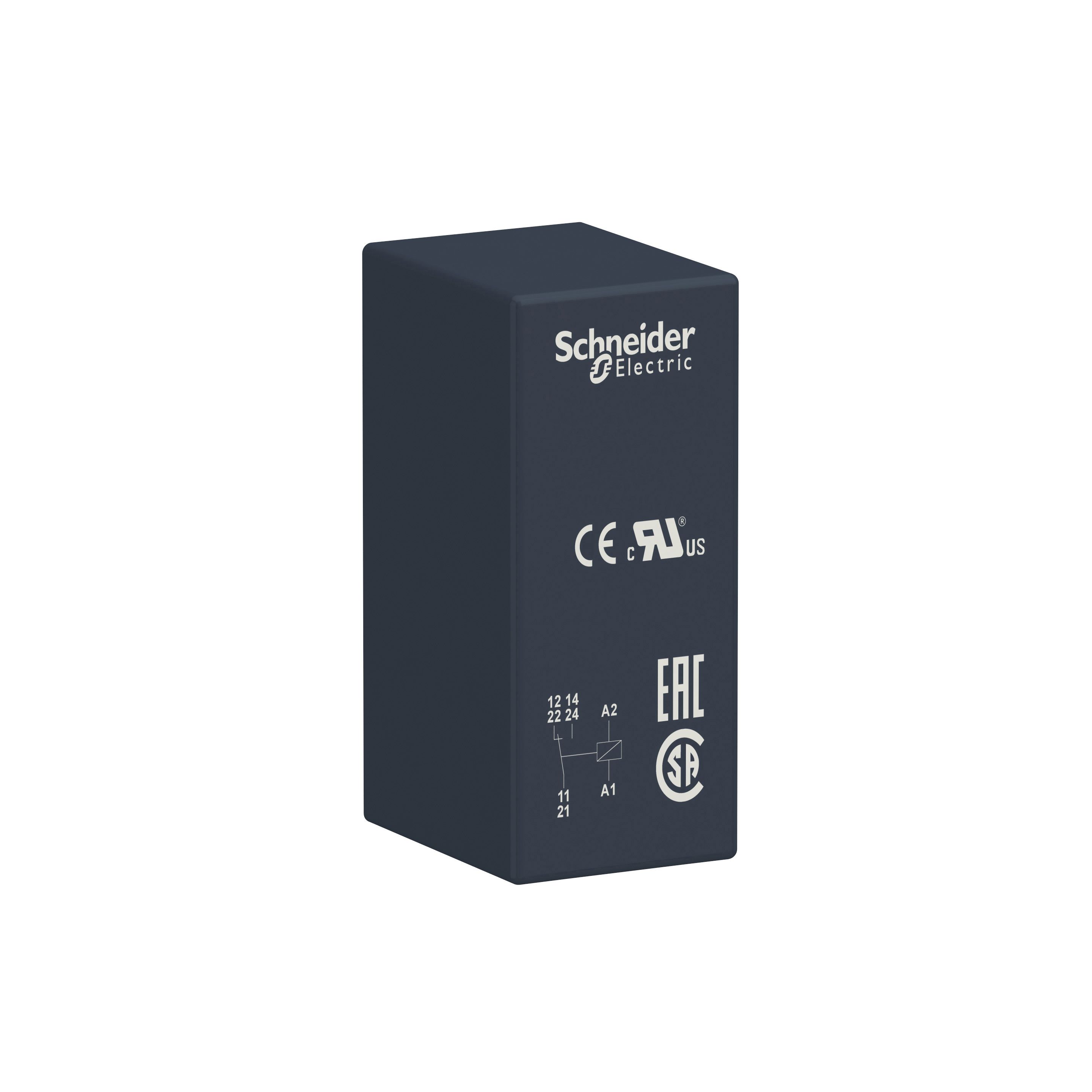 Schneider Electric PCB Mount Power Relay, 110V ac Coil, 16A Switching Current, SPDT