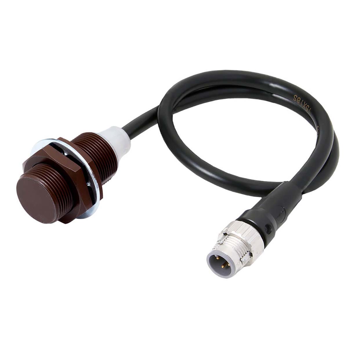 Omron Inductive Threaded Barrel Proximity Sensor, M18, 10 mm Detection, NPN NO, 10 → 30 V dc