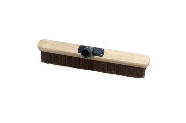 RS PRO Broom, Brown With Palmyra Fibre Bristles for Warehouses