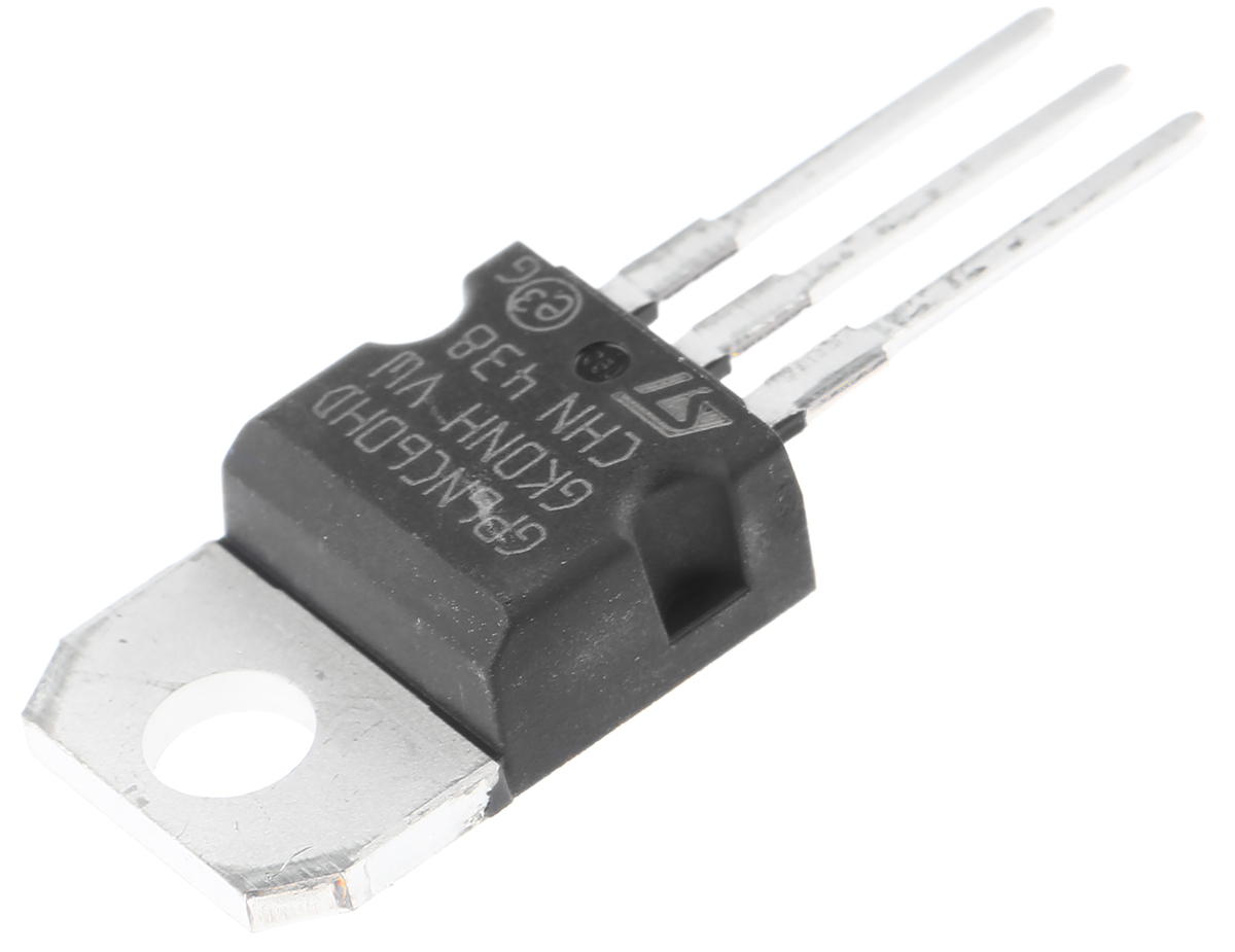 STMicroelectronics STGP6NC60HD IGBT, 15 A 600 V, 3-Pin TO-220, Through Hole