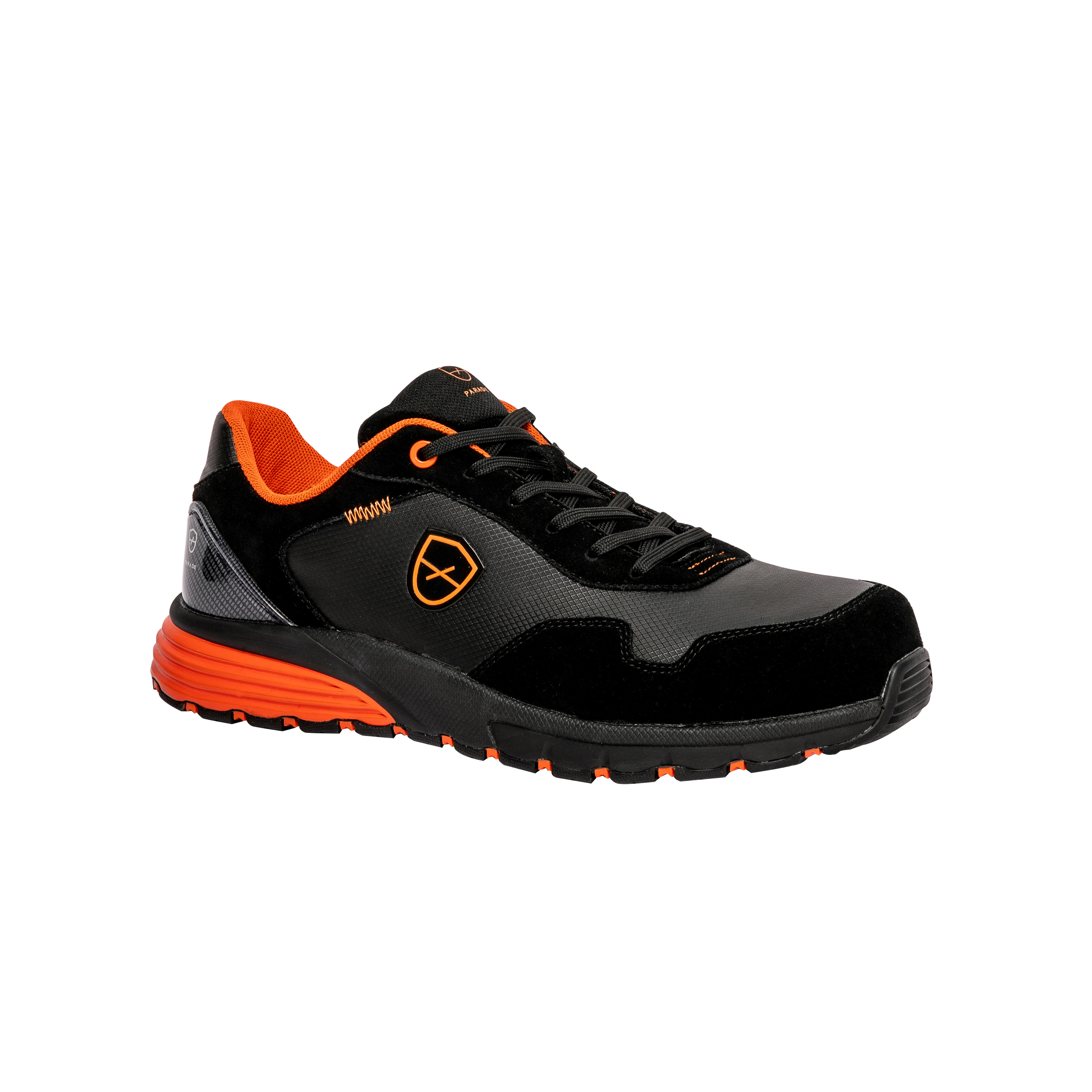 Parade Slamer Unisex Black Composite  Toe Capped Safety Trainers, UK 3, EU 36