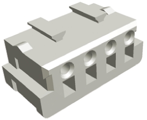 TE Connectivity, AMP CT Female Connector Housing, 2mm Pitch, 4 Way, 1 Row