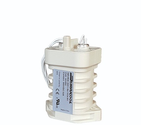 Durakool DEVR05 Contactor, 12 V dc Coil, 1-Pole, 50 A, 3.2 W, NO, 1 kV dc