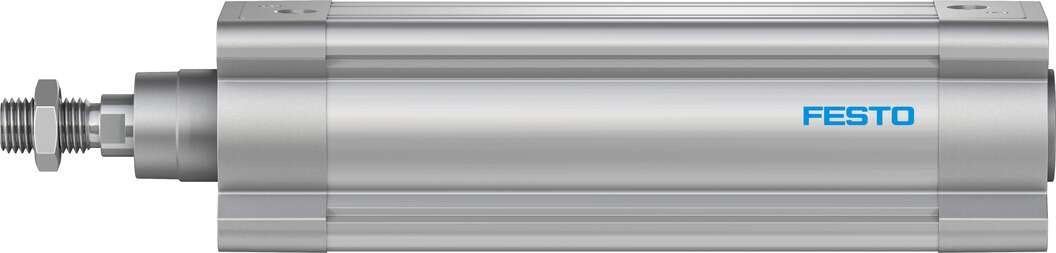Festo Pneumatic Piston Rod Cylinder - 1383340 80 mm Bore, 200 mm DSBC Series, Double Acting Acting