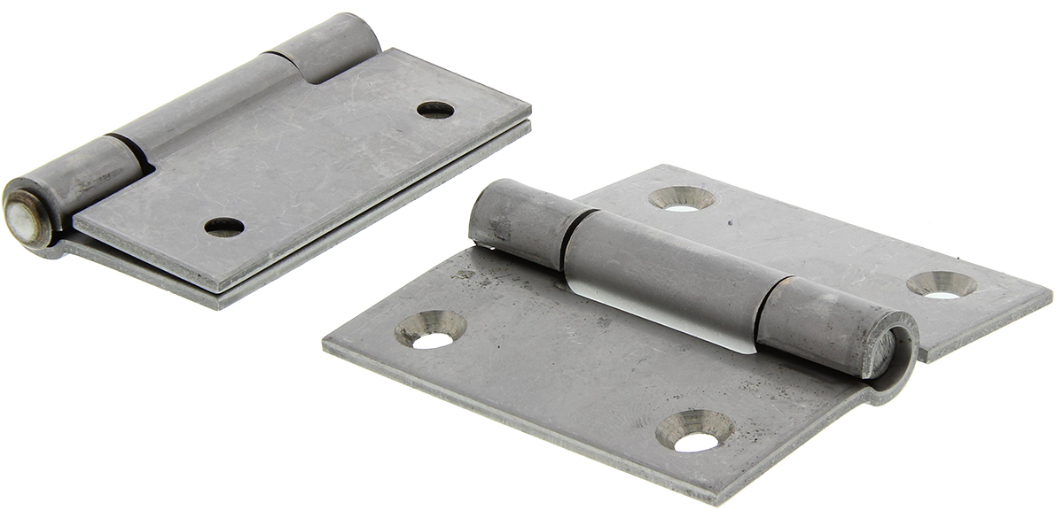 Pinet Stainless Steel Butt Hinge, Screw Fixing, 60mm x 60mm x 2mm