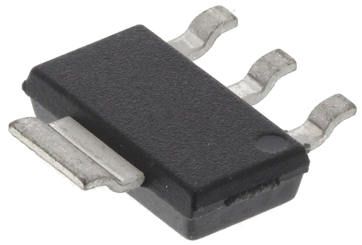 Diodes Inc FZT605TA NPN Darlington Transistor, 1.5 A 120 V HFE:500, 3 + Tab-Pin SOT-223