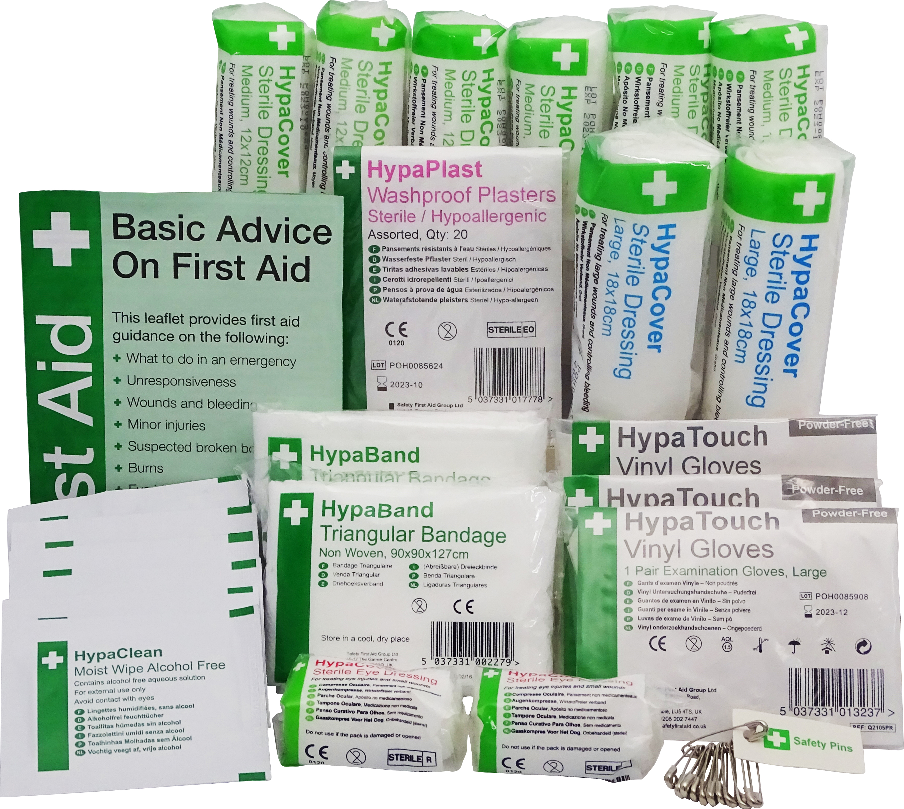 RS PRO First Aid Refill Kit 10 Person Refill Kit