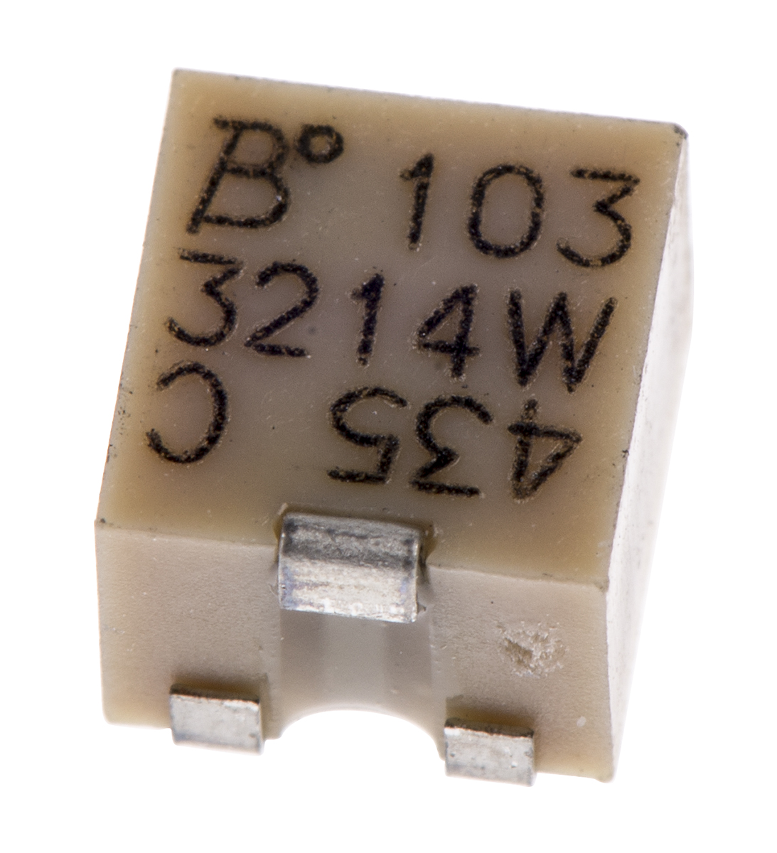 10kΩ, SMD Trimmer Potentiometer 0.25W Top Adjust Bourns, 3214